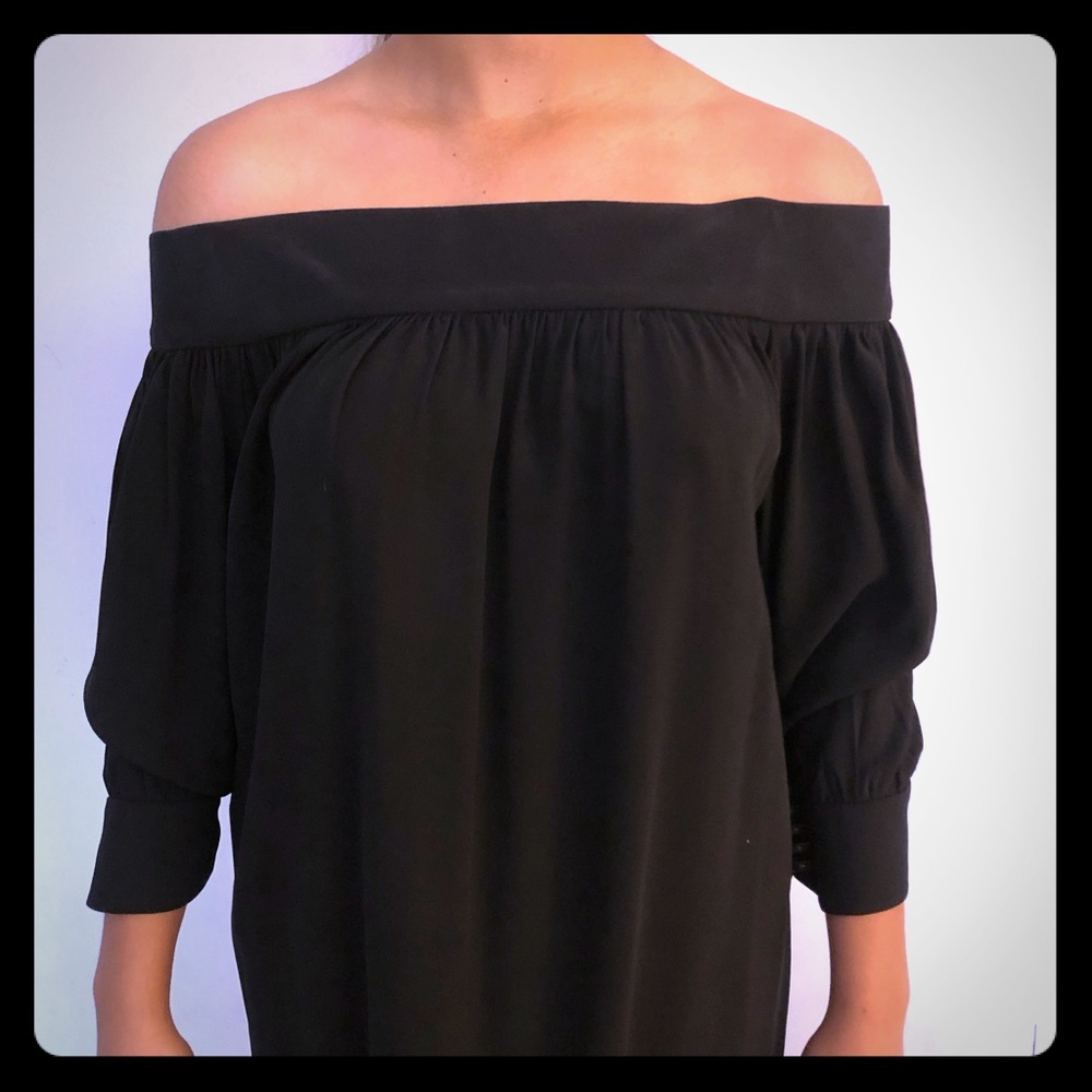 Gucci crepe jersey tunic top